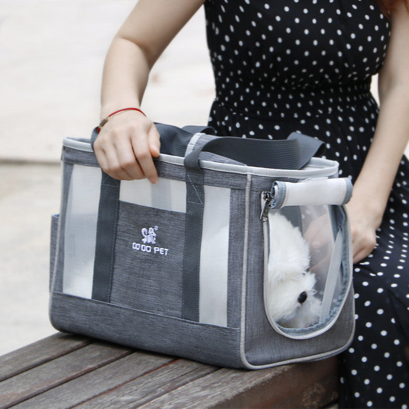 Breathable Mesh Pet Carrier Backpack – Large Capacity, Cats & Small Dogs — image 2