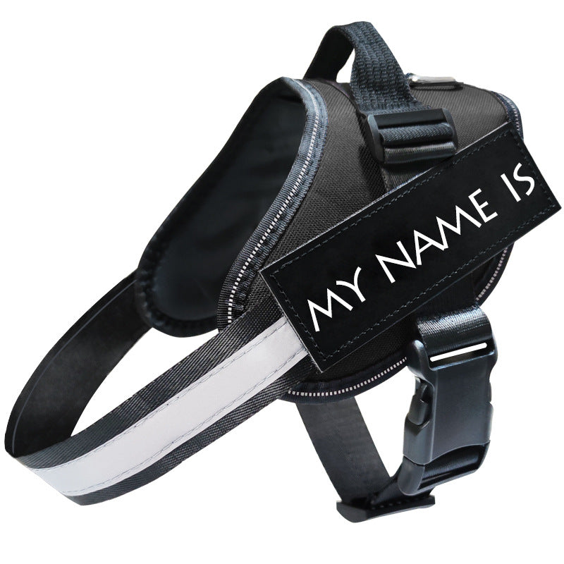 Reflective No-Pull Dog Harness – Adjustable Chest Strap, All Sizes, Multiple Colours — image 3