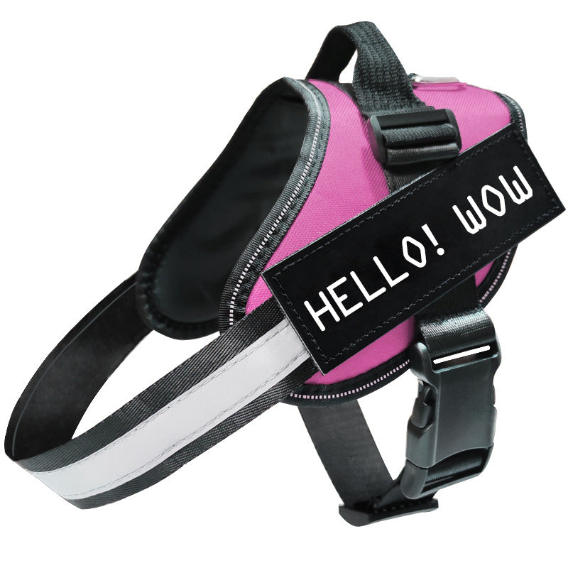 Reflective No-Pull Dog Harness – Adjustable Chest Strap, All Sizes, Multiple Colours — image 4