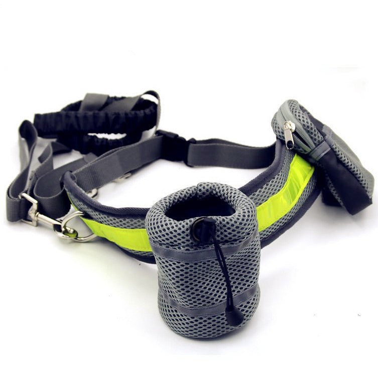 Hands-Free Running Dog Lead – Adjustable Waist Belt Leash — image 10