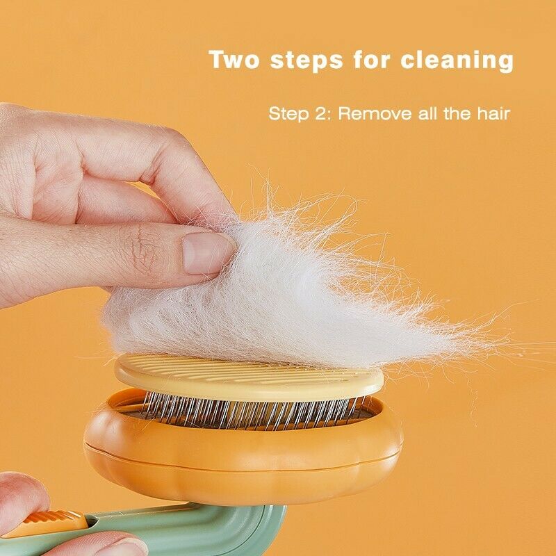 Pumpkin Self-Cleaning Slicker Brush – Removes Loose Hair, Dogs & Cats — image 7