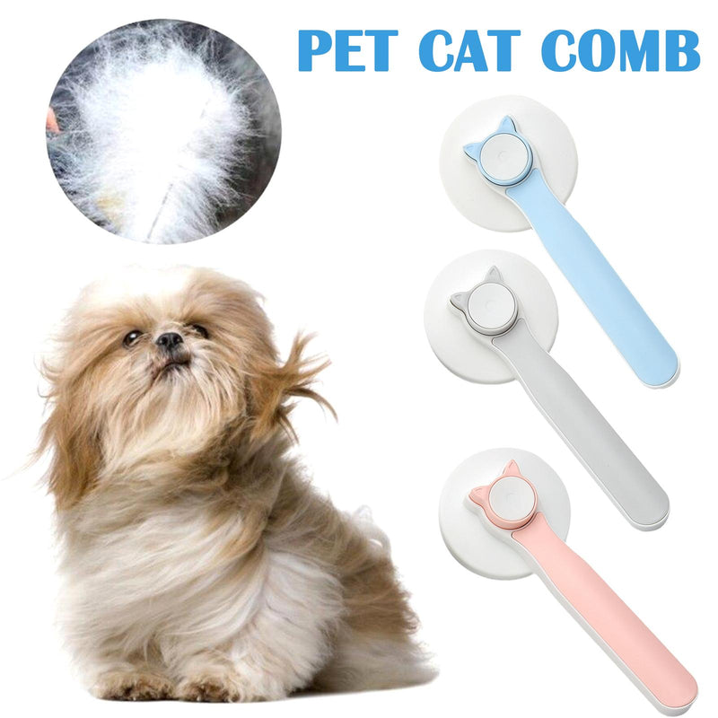 Self-Cleaning Slicker Brush – Gentle on Skin, Removes Undercoat, Dogs & Cats