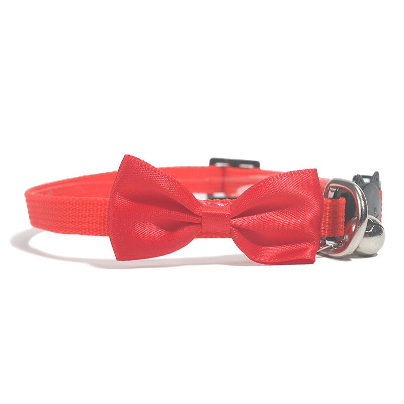 Bow Bell Tie Collar – Adjustable Nylon, Cats & Small Dogs — image 9