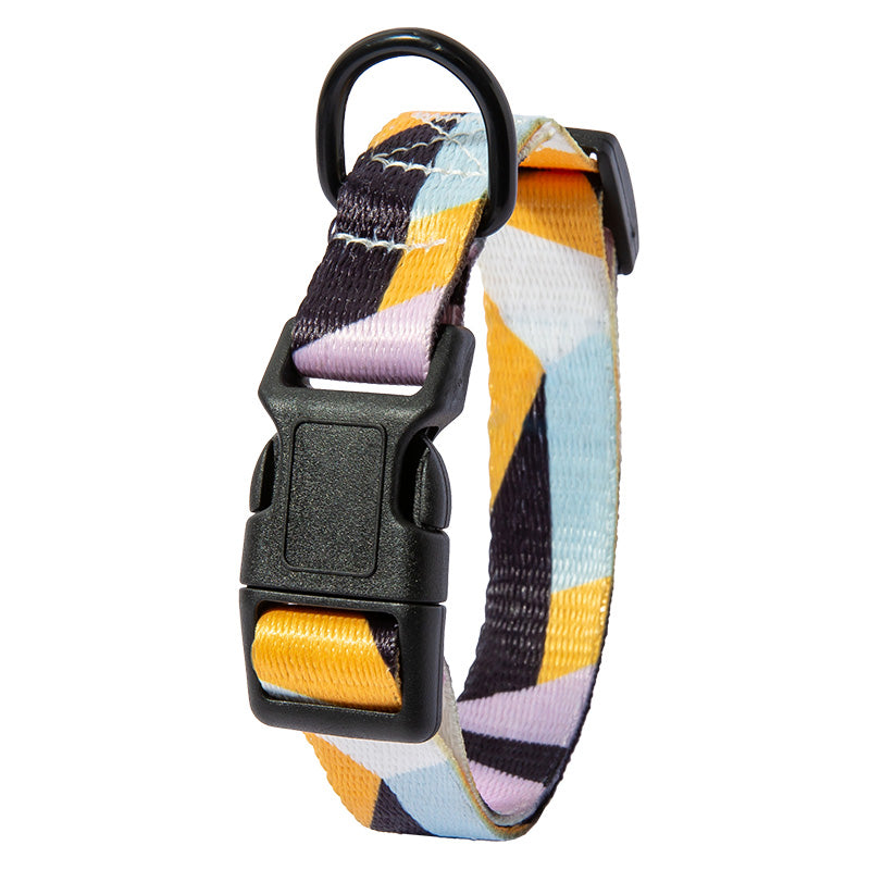 Patterned Dog Collar & Lead Set – Bohemian & Fireworks Designs, S–XL — image 10