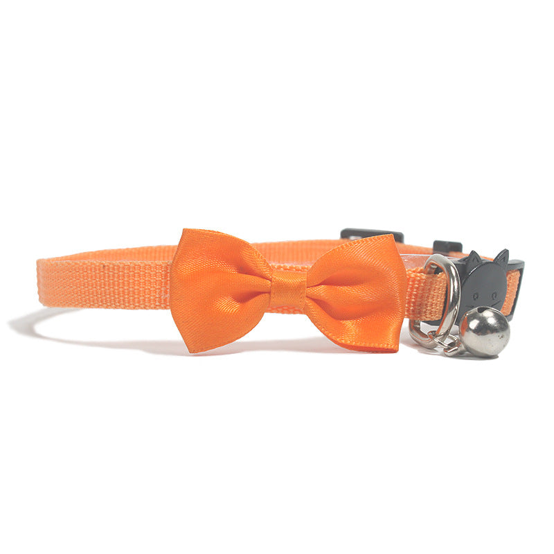 Bow Bell Tie Collar – Adjustable Nylon, Cats & Small Dogs — image 8