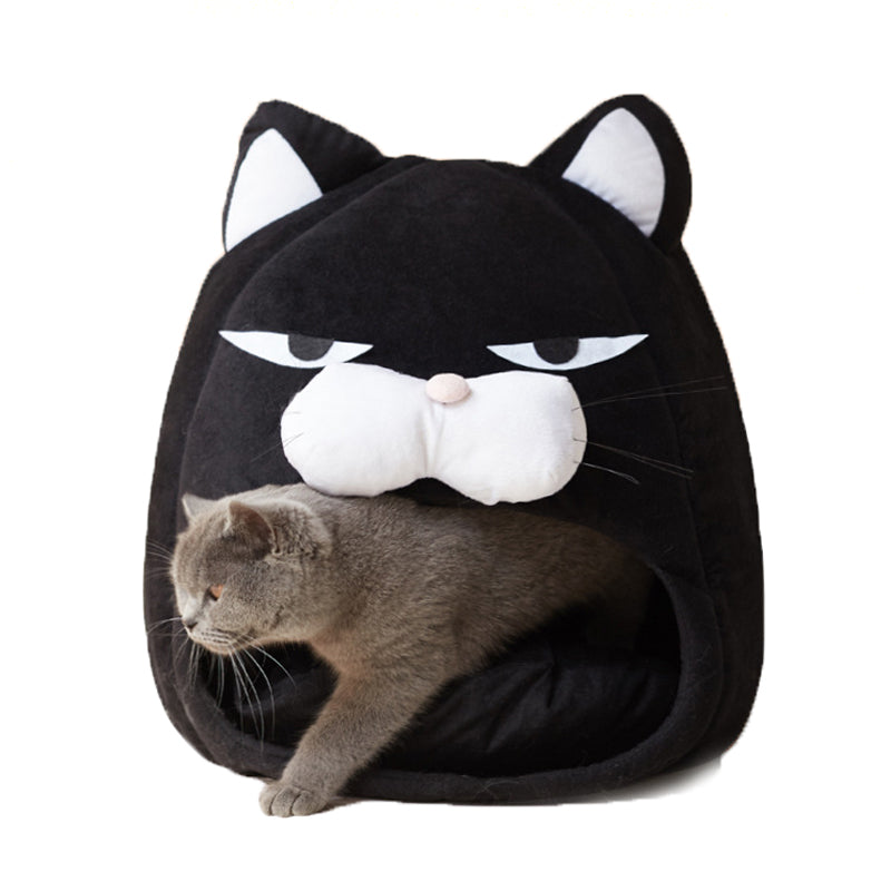 Plush Cat Sleeping Nest – Removable Washable, Cats & Small Pets — image 6