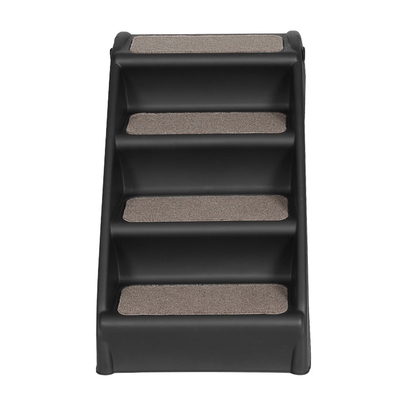 i.Pet Dog Ramp Steps For Bed Sofa Car Pet Stairs Ladder Portable Foldable Black — image 3