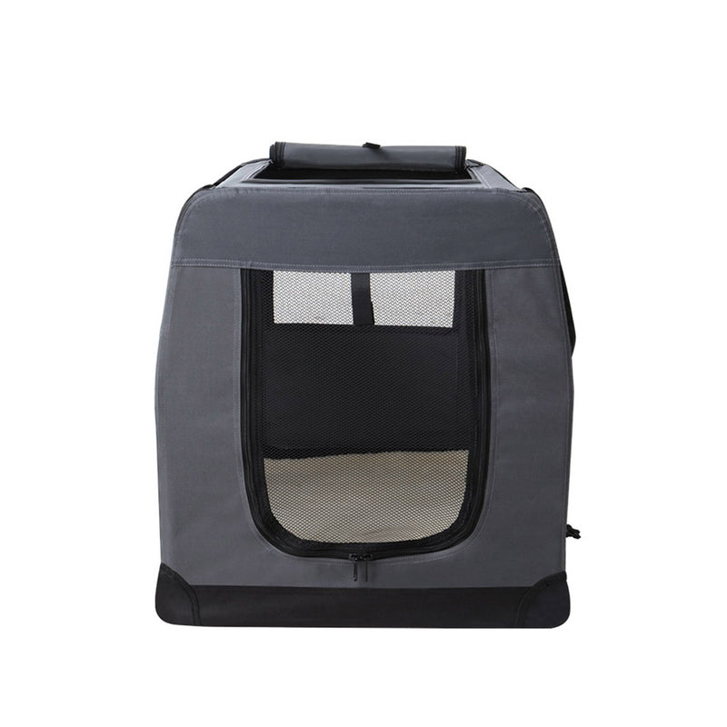 i.Pet Pet Carrier Soft Crate Dog Cat Travel 82x58CM Portable Foldable Car XL — image 4