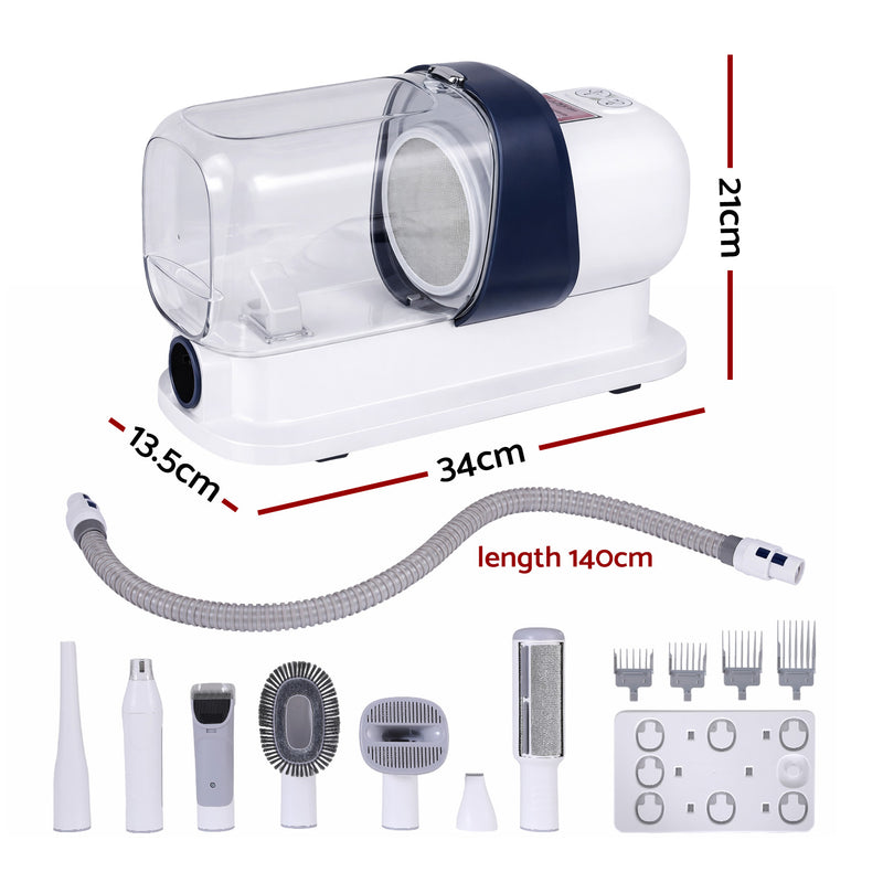 i.Pet Pet Grooming Kit Vacuum Dog Cat Hair Dryer Remover Clipper Brushes Cleaning — image 3