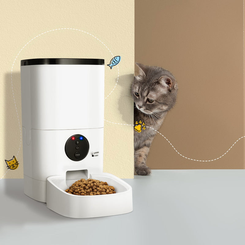 i.Pet Automatic Pet Feeder 6L Wifi Auto Dog Cat Smart Food Dispenser Timer — image 8