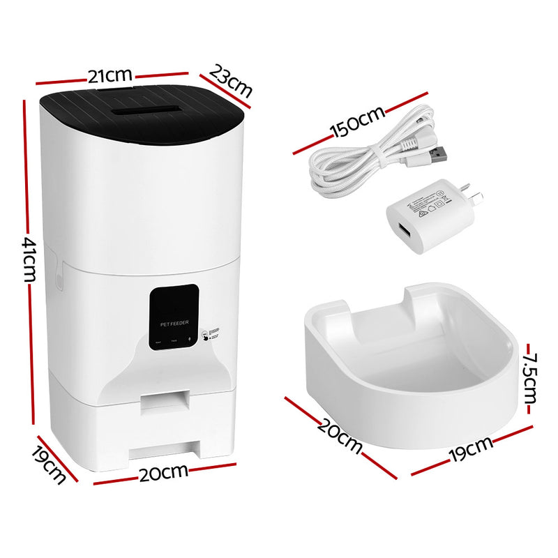 i.Pet Automatic Pet Feeder 9L Wifi Auto Dog Cat Feeder Smart Food Dispenser Timer — image 2