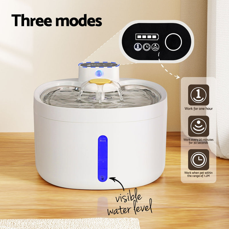 i.Pet Pet Water Fountain Feeder Dispenser Filter Dog Cat Drinking Automatic 2.6L — image 4