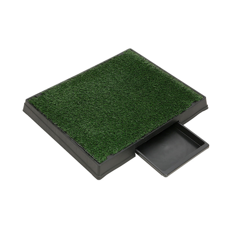 i.Pet Pet Training Pad Dog Potty Toilet Large Portable With Tray Grass 2 Mats — image 3