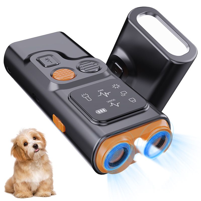 Ultrasonic Dog Bark Deterrent – HD Display & LED Torch — image 2