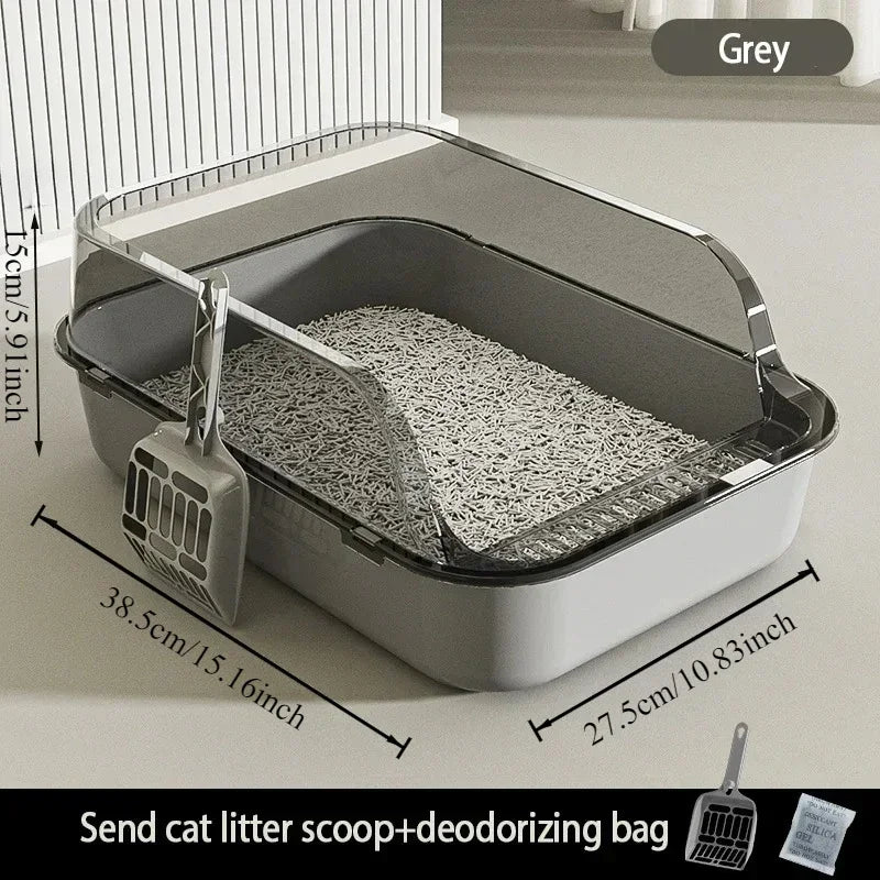 High Side Cat Litter Box with Scoop β image 7