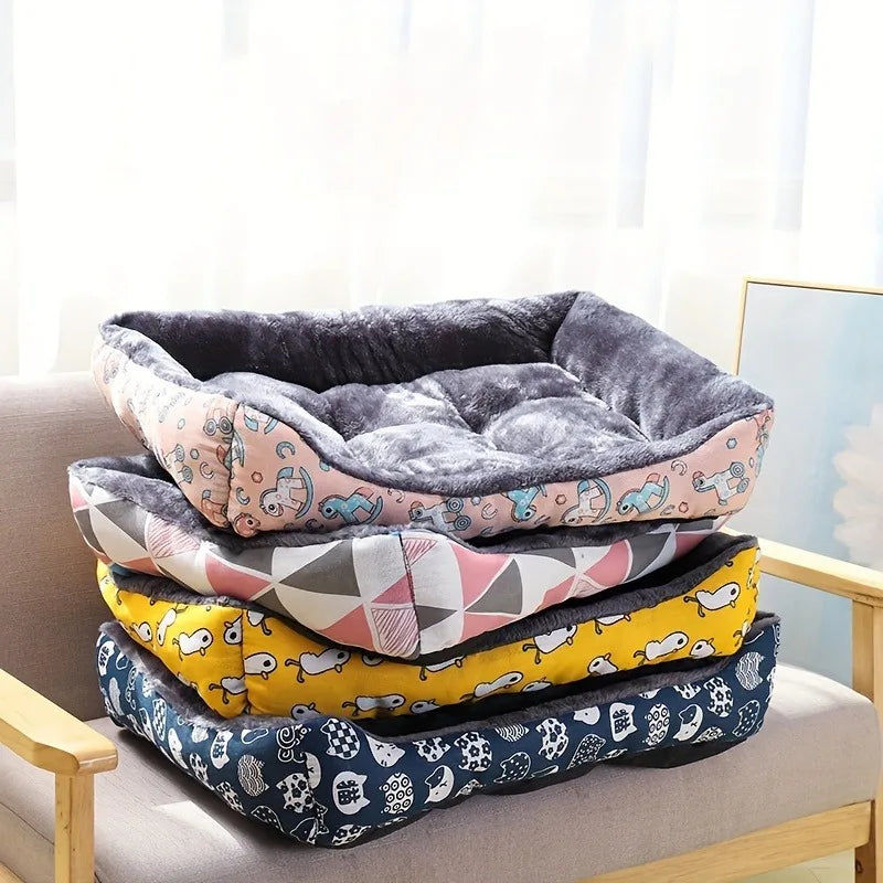 Small to Large Pet Dog Bed Sofa Mats Blue β image 5
