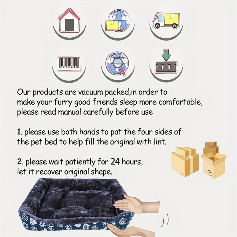 XL Blue Pet Dog Bed Sofa Mat for All Sizes β image 6