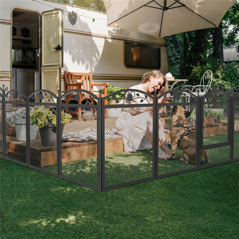 HeavyDuty Metal Dog Playpen w/ Waterproof Border β image 5