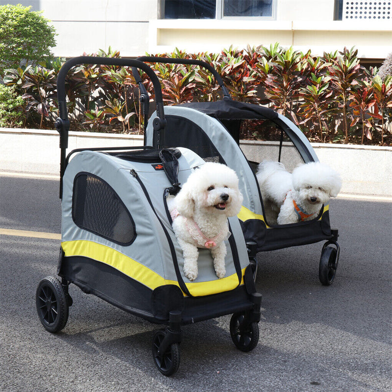 Dog Stroller Foldable Pet Travel Cart M Size β image 3