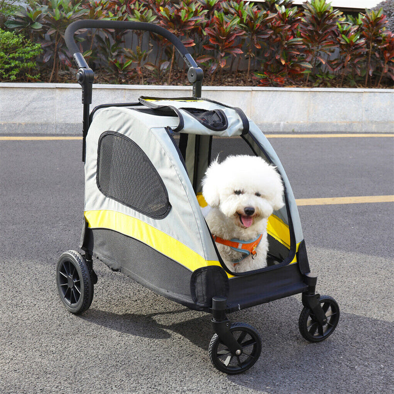 Dog Stroller Foldable Pet Travel Cart M Size β image 5