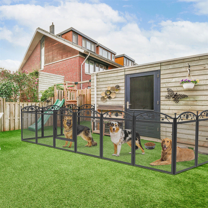 XL Metal Dog Playpen Indoor Fence with Waterproof Pad β image 5