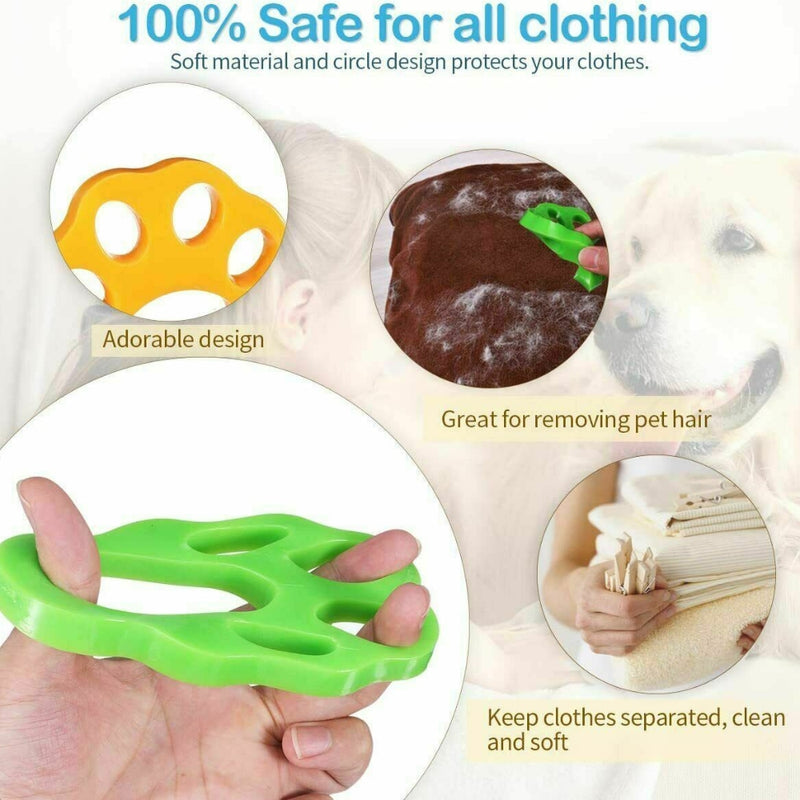 2Pcs Pet Hair Remover Floating Fur Catcher Laundry Lint Dog Cat Washing Machine — image 6