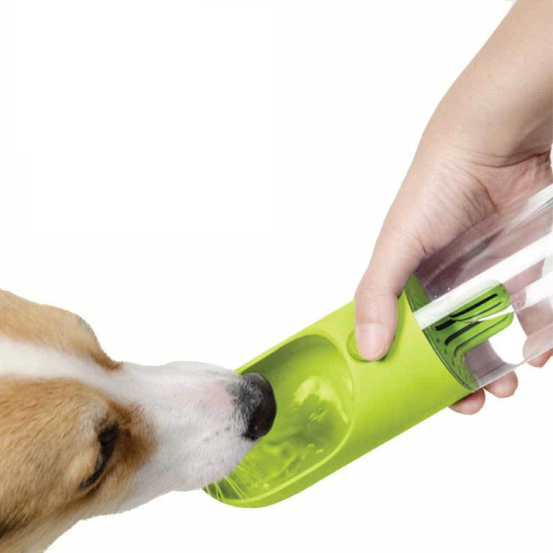 380ml Portable Pet Water Bottle with Filter - Travel Drinking Cup For Dogs Cats β image 3