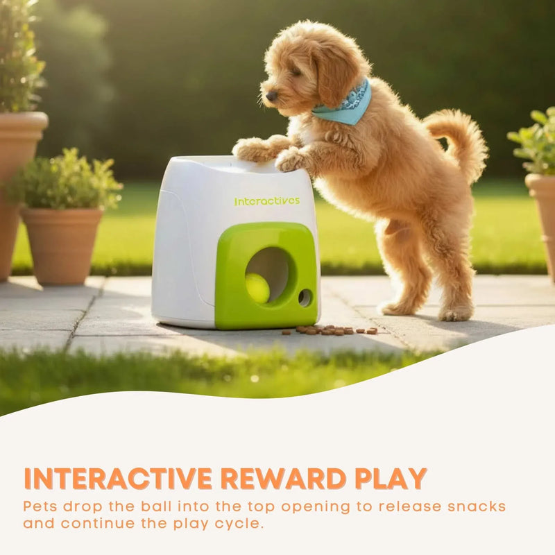 AFP Interactive Treat Reward Dog Toy - Enrichment Play Ball Drop Snack Dispenser — image 2