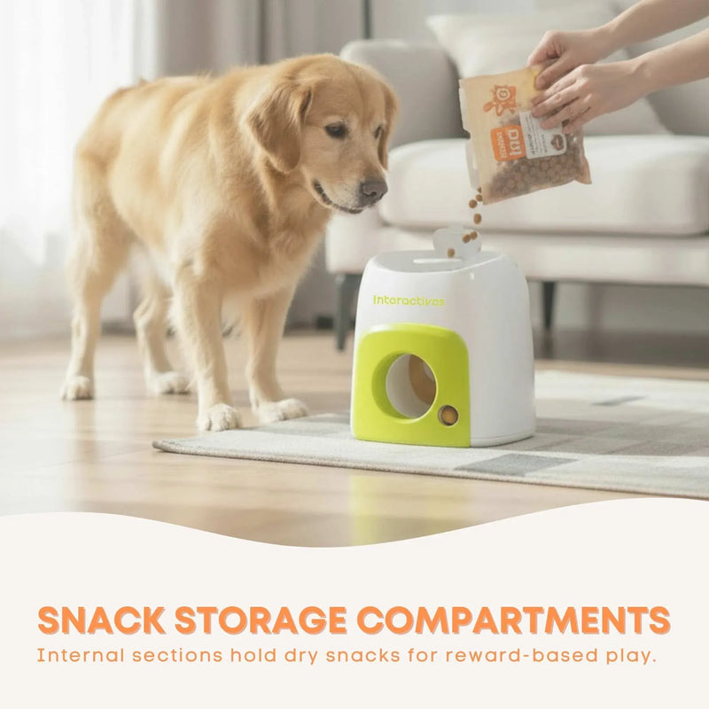 AFP Interactive Treat Reward Dog Toy - Enrichment Play Ball Drop Snack Dispenser — image 4