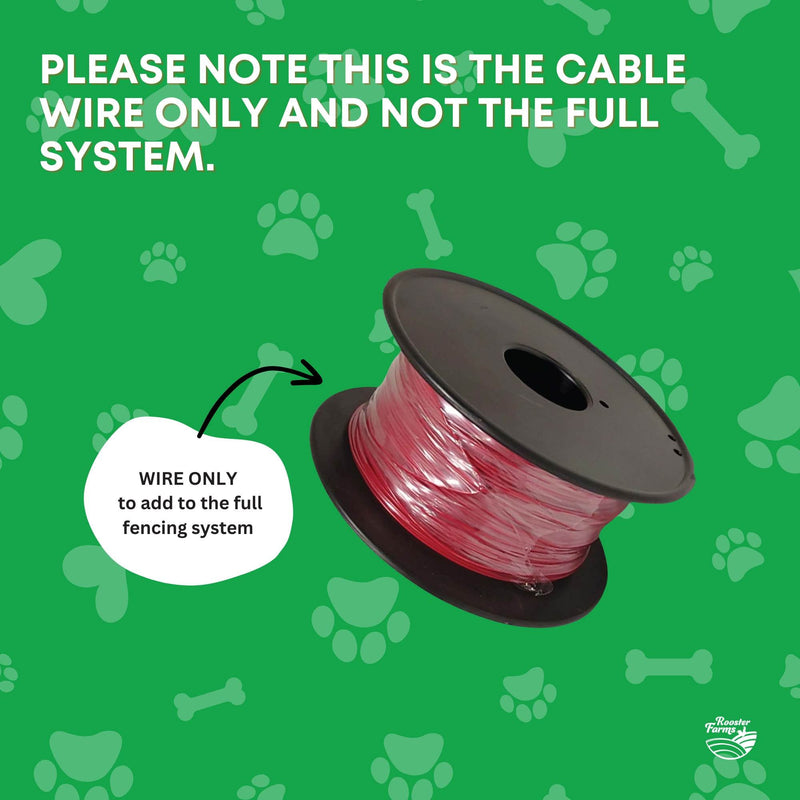 300m Boundary Wire - Solid Copper Dog Fence Underground Invisible Red Cable β image 7