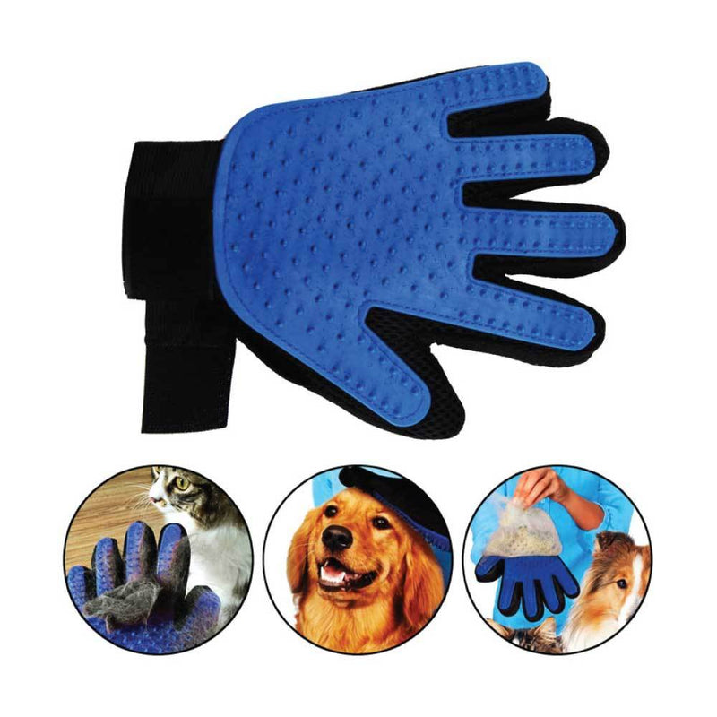 2in1 Pet Deshedding and Massage Glove - Dog or Cat Hair Grooming Right Hand Mitt β image 2