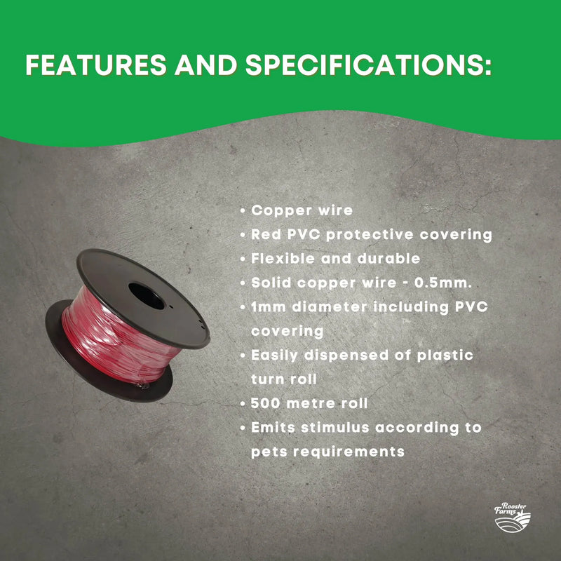 Rooster Farms 500m Dog Fence Underground Boundary Wire Cable - For TP16 Collar β image 8