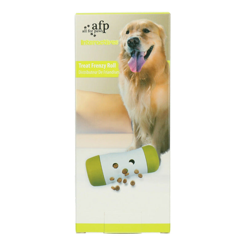 Dog Treat Frenzy Roll - Interactive Dispenser Feeder Toy All For Paws Pet — image 4