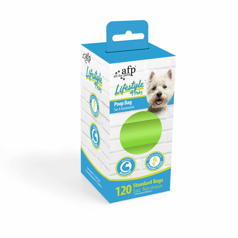 120 Dog Poop Bags 8x15 Rolls/Bags - Pet Waste Roll Lavender — image 3