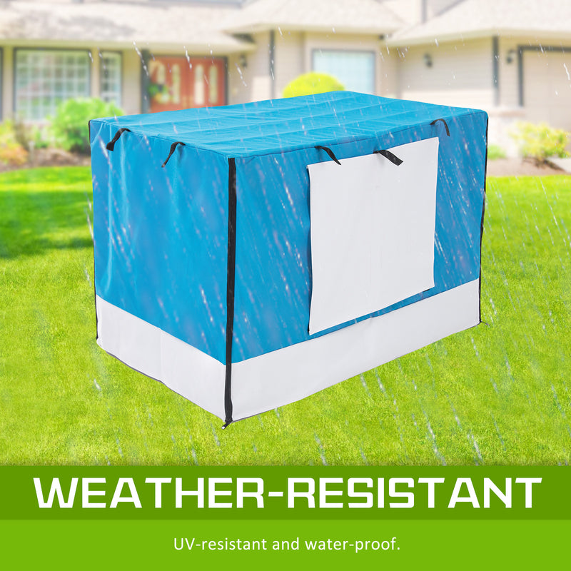 Cage Cover Enclosure for Wire Dog Cage Crate 30in BLUE β image 4