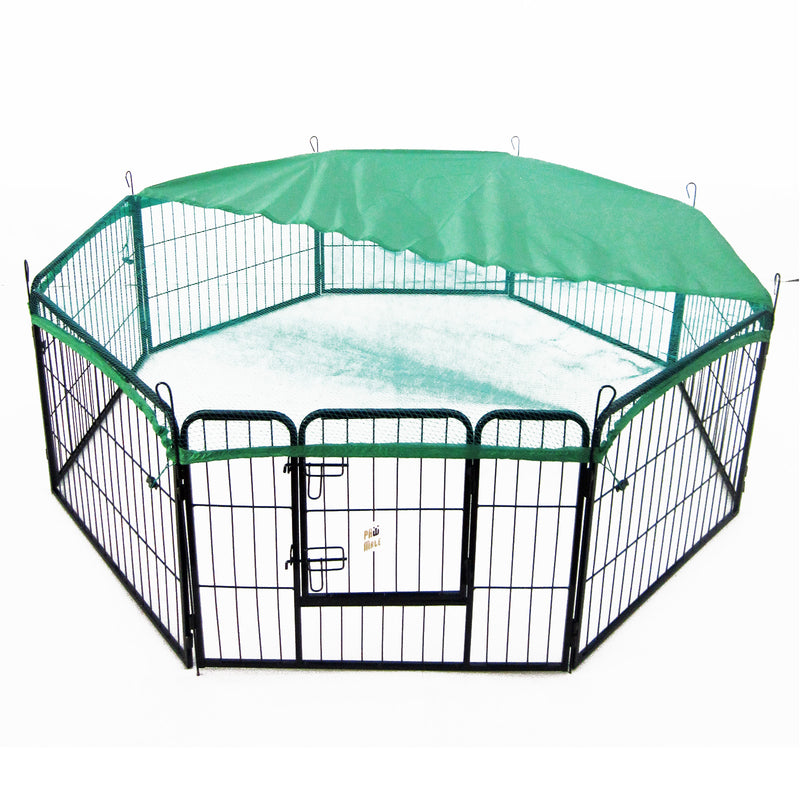 Net Cover Green for Pet Playpen Dog Cage 31in β image 2