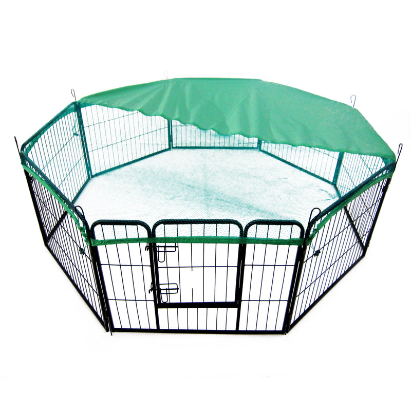 Net Cover Green for Pet Playpen Dog Cage 32in β image 3
