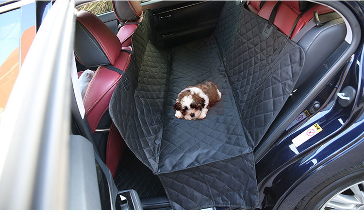 Dog Car Seat Cover with Mesh Window, Waterproof Pet Seat Cover for Back Seat, Non-Slip Durable Scratchproof Dog Hammock for Cars, Trucks and SUVs — image 3
