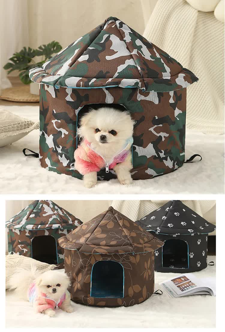 Outdoor Waterproof Cat House - Insulated, Weatherproof, Warm Shelter for Cats, Ideal for Winter Protection, Size: L 45*41cm — image 3