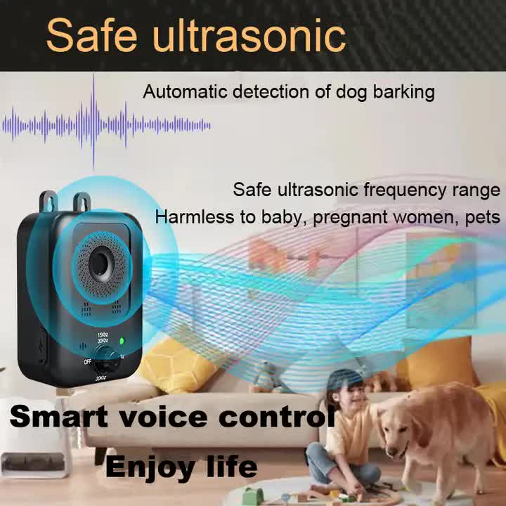 Ultrasonic Wall-Mounted Dog Bark Control Device | Adjustable Frequency Deterrent — image 3