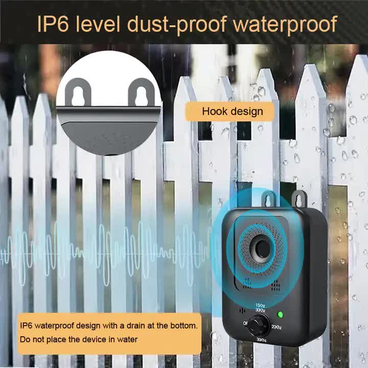 Ultrasonic Wall-Mounted Dog Bark Control Device | Adjustable Frequency Deterrent — image 4
