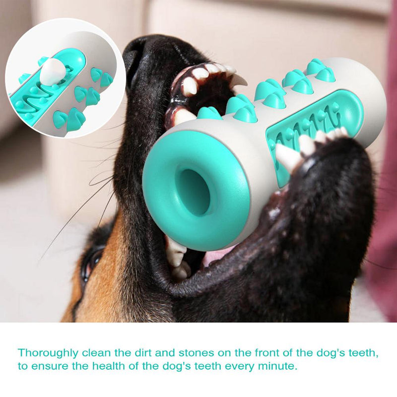 Blue Dog Squeaky Toys For Aggressive Chewers, Tough Toothbrush Dog Chew Toy, Nearly Indestructible Rubber Toys For Pet Training, Teeth Cleaning, Playing And Chewing For Medium & Large Breeds β image 2