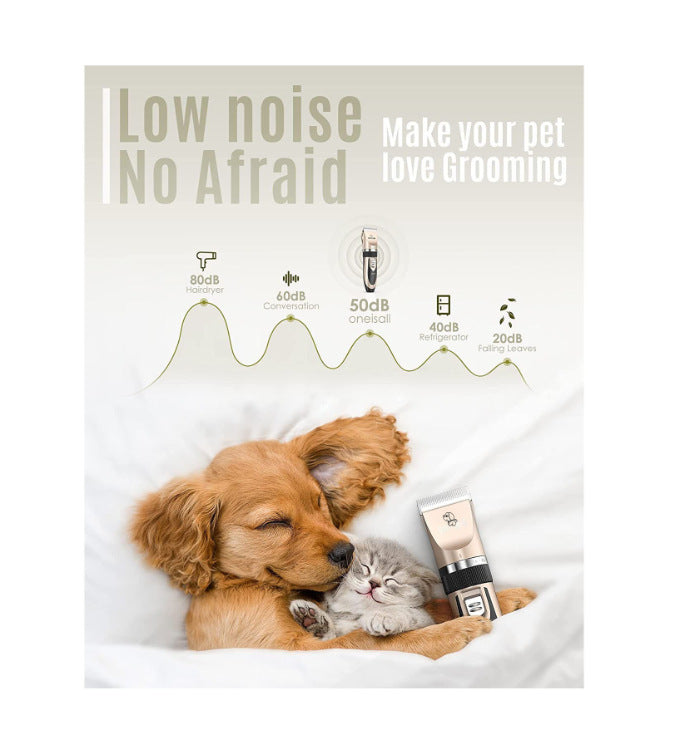 Silent Pet Hair Clipper - Electric Grooming Clippers for Dogs & Cats — image 5