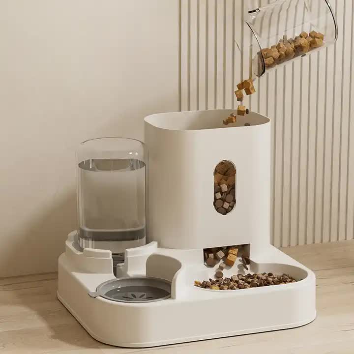 Pink Automatic Pet Feeder and Water Dispenser - Smart Dog Bowl & Cat Feeder, Universal Pet Feeding Station, Electric Pet Water Fountain β image 3