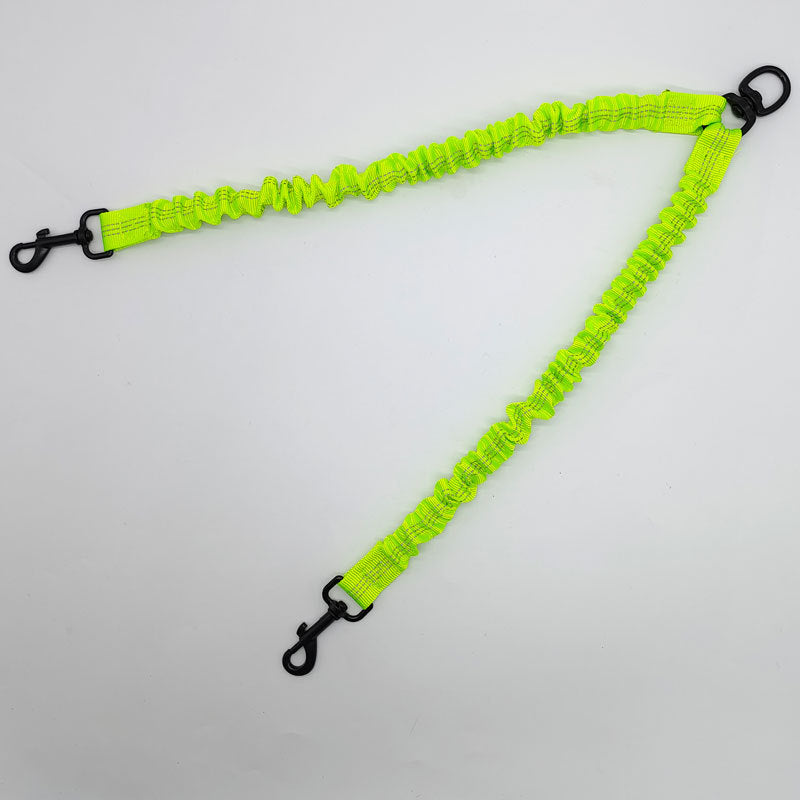 Green Pet Double-Ended Rope + 1.5M Leash - Easy to walk two dogs, tangle-free design — image 2