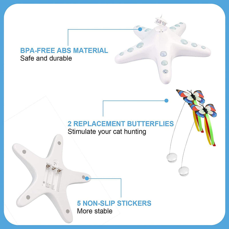 Starfish Butterfly Cat Teaser Toys — image 2