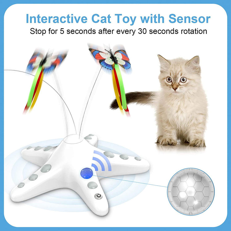 Starfish Butterfly Cat Teaser Toys — image 3