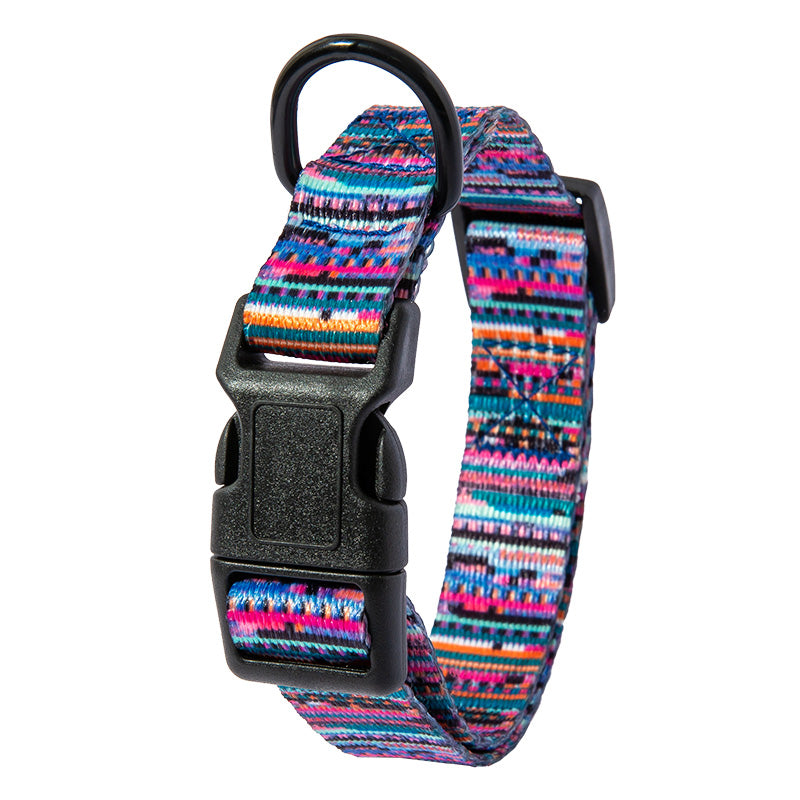 Patterned Dog Collar & Lead Set – Bohemian & Fireworks Designs, S–XL — image 6