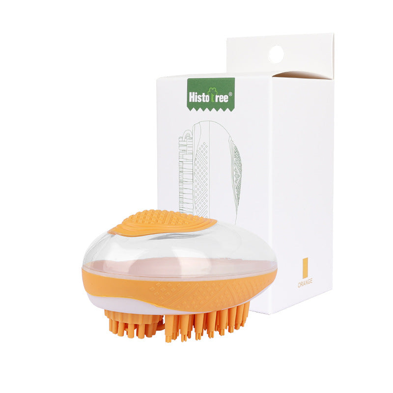 2-in-1 Silicone Pet Bath Brush – Shampoo Massage Comb for Dogs & Cats — image 2