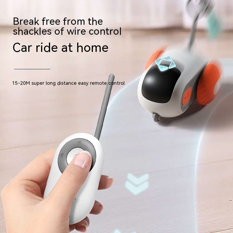 Remote Control Chase Car Toy for Cats – USB Rechargeable, Interactive Play — image 3